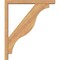 Ekena Millwork Funston Block Smooth Bracket w/ Offset Brace, Western Red Cedar, 3 1/2"W x 22"D x 26"H BKT0402X22X26FST05SWR - alternate 4
